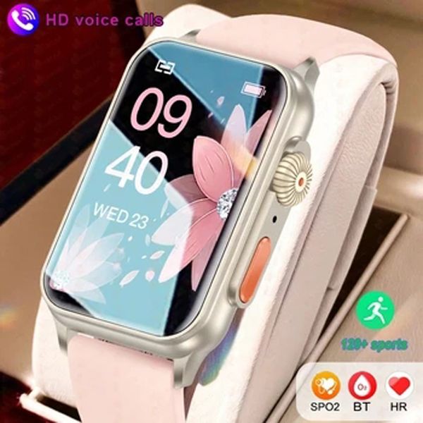 Nouveau Bluetooth Call Smart Watch Ai Voice Assistant Fitness Tracker 1,57 pouce écran HD Smartwatch Men Femmes pour Android iOS