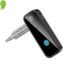 Nouveau Kit de voiture Bluetooth émetteur récepteur adaptateur sans fil 3.5mm Audio stéréo adaptateur AUX pour voiture Audio musique casque mains libres