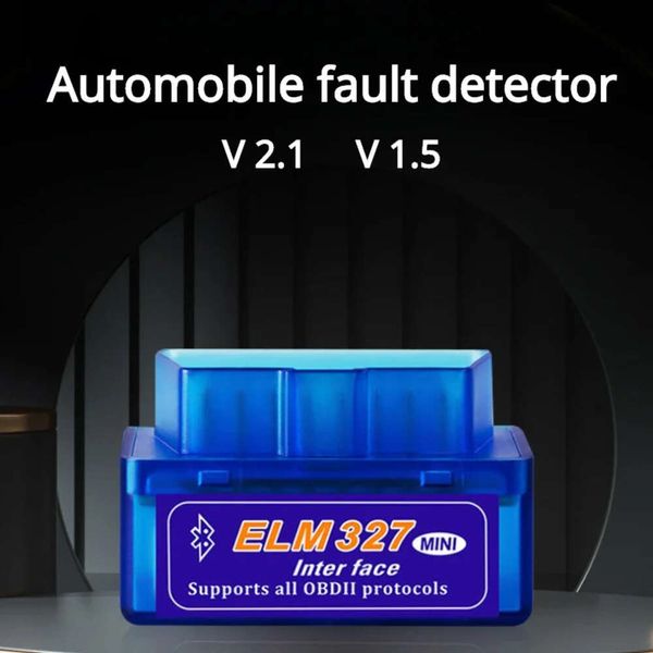 Nuevo ELM327 V2.1 V1.5 Compatible con Bluetooth, escáner OBD automático, herramienta de lectura de código, herramienta de diagnóstico de coche ELM 327 para protocolos Android OBDII