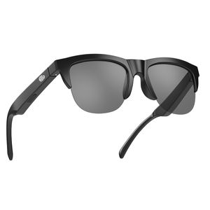 Óculos de sol Bluetooth, óculos inteligentes de toque aberto com música e volume de chamadas para cima e para baixo, óculos de áudio Bluetooth 5.3, resistentes à água e ao suor