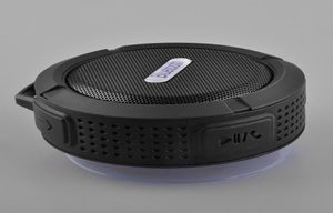 Nuevo altavoz USB inalámbrico de Bluetooth Mini Portable C6 Ducha impermeable Caja de sonido de altavoces Subwoofer para portátil para portátiles m7375339