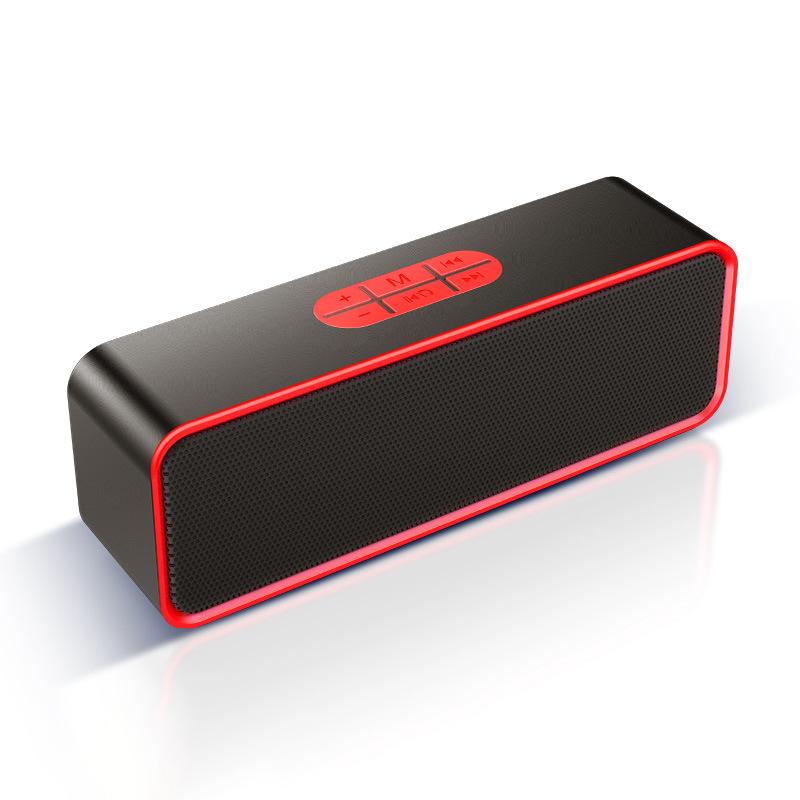 새로운 Bluetooth 스피커 미니 휴대용 무선 고품질 카드 삽입 홈 서브 우퍼 미니 스피커