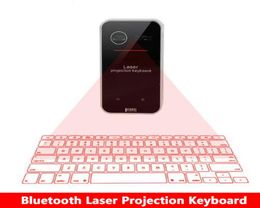 Nuevo teclado de proyección láser virtual Bluetooth con función del mouse para el teclado inalámbrico portátil portátil de portátil para pc de teléfonos inteligentes3816193