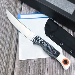 Nouveau BM 15500 HUNT Meatcrafter Fixed Blade Couteau 6.08 "D2 Point de fuite G10 Patriages à l'extérieur Couteau Tactique Tactique Straight-Sheat 15002 15017 15006 15600 162