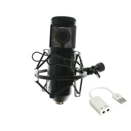 Nieuwe BM-800 BM800 Condensor Microfoon CardioID Pro Audio Studio Vocal Recording MIC KTV Karaoke met Shock Mount