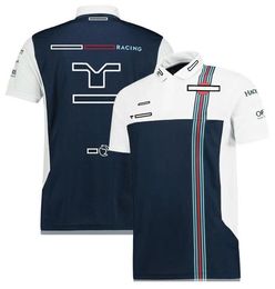 2023 F1 Racing Pak Nieuw T-shirt met korte mouwen Casual ademende losse sport reversraces Aangepast poloshirt
