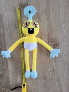 Nieuwe Bobby's Son Naxi knuffel Poppy zoon geel vraagteken Bobby Puppet Doll