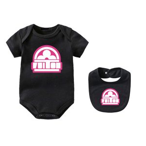 Nieuwe geboren babykleertjes Baby Designer 100% katoenen romper Kinderen Luxe rompertjes Meisje baby bodysuit Kinderkleding Onesies Jumpsuit kalekids-6 CXD2401221