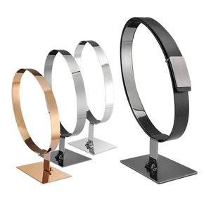 New Boutiques display props Belt display racks Roestvrijstalen gordel Display houder desktop Leren riem/tailleband stand rack