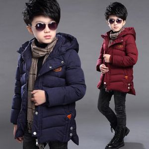 Nieuwe jongens Winter Kleding 4 Houd Warm 5 Kinderen 6 Herfst Winter 9 Jas 8 Midden van 10 jaar 12 Stapel Dikkere Katoenen Jassen