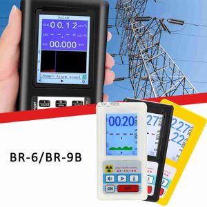 Nouveau BR-6 BR-9B Compteur Geiger Détecteur de rayonnement nucléaire Dosimètre personnel Testeur de marbre Dosimètre de rayonnement à rayons X Compteur EMF HKD230826