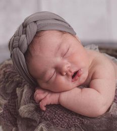 Nieuwe Gevlochten Baby Hoofdband Ed Top Cross Chineses Knoop Headwrap Elastische Haarbanden Voor Kind Tulband Baby Meisje Haar Accessoires7254834