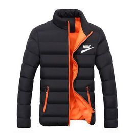 2023 Herenmode Merk Logo Down Parka Warme Dikke Puffer Jas Jas Zwart Grijs Mannelijke Casual Overjas Thermische winter Mannen