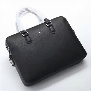 Nieuwe merk aktetas ontwerper Men Bags beroemde merkheren schoudertas echte lederen handbag269w