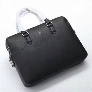Nieuwe merk aktetas ontwerper Men Bags beroemde merkheren schoudertas echte lederen handbag256T