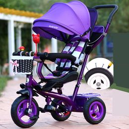 Nieuwe Merk Kind driewieler Hoge kwaliteit draaibare stoel kind driewieler fiets 1-6 jaar kinderwagen kinderwagen BMX Baby auto Bike251O