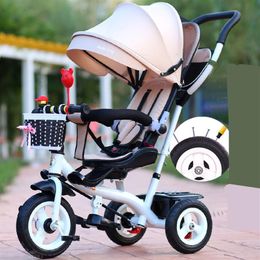 Nueva marca de triciclo para niños, asiento giratorio de alta calidad, triciclo para niños, bicicleta de 1 a 6 años, cochecito de bebé BMX, coche de bebé Bike2864