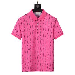 Nieuwe Merk Designers Polo Shirts Zwarte Lente Luxe Italië Heren T-shirt Mannen Polo Shirts High Street Embroidery Drukken Kleding Shir