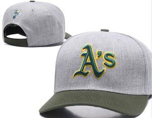 Nueva marca de diseño Oakland Hat AS logo Gorra Hombres Mujeres Gorras de béisbol Snapback Colores sólidos Algodón Hueso Moda europea americana ha5849875