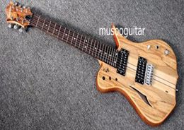 Nieuw merk elektrische 7-snarige gitaar met semi-holle body-locking tuner neckthru3966031