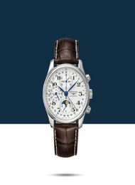 Nieuw merk Longine Watch Brand Designer Mens Watch MK Luxury Mens Watch Leather Belt Fashion Retro Gold Watches Canved Philip Man1026239
