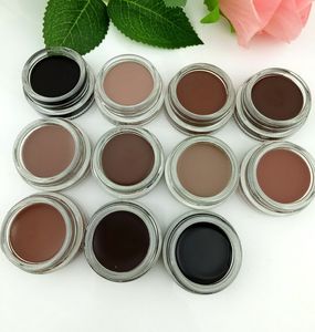 Pomada para cejas Crema potenciadora a prueba de agua Larga duración Natural Fácil de usar 11 colores con paquete minorista Coloris Maquillaje Gel para cejas