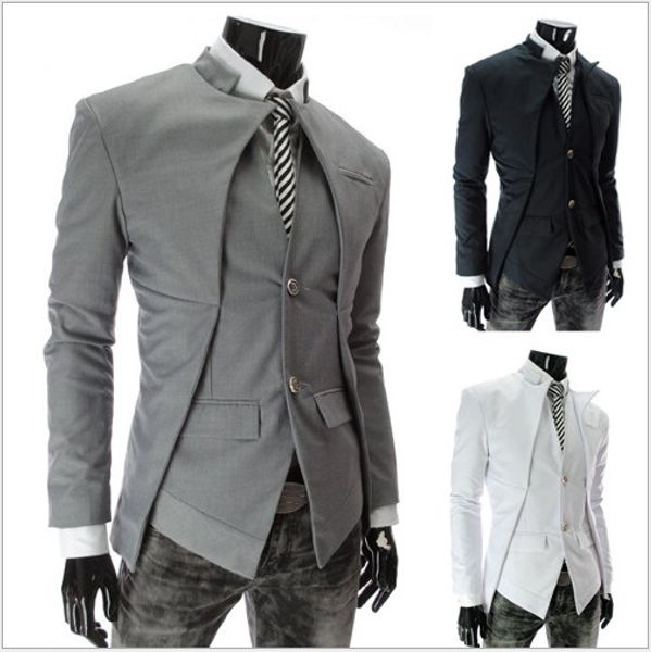 Costumes Slim de Style britannique pour hommes, nouvelle marque, Design élégant, Blazer décontracté, veste d'affaires, vêtements pour hommes simples, Ou2522