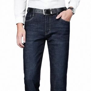 Nueva marca Jeans para hombres Otoño Invierno Jeans para hombres 2022 Busin de alta calidad Jeans de mezclilla rectos Hombre Fi Casual Tamaño 28-42 I7YO #