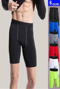 NUEVA marca Men039s Compresión de ropa deportiva Running Shorts Breathable Black Athletic Outdoor Sports Meleras Jogging Gym Cy7981841