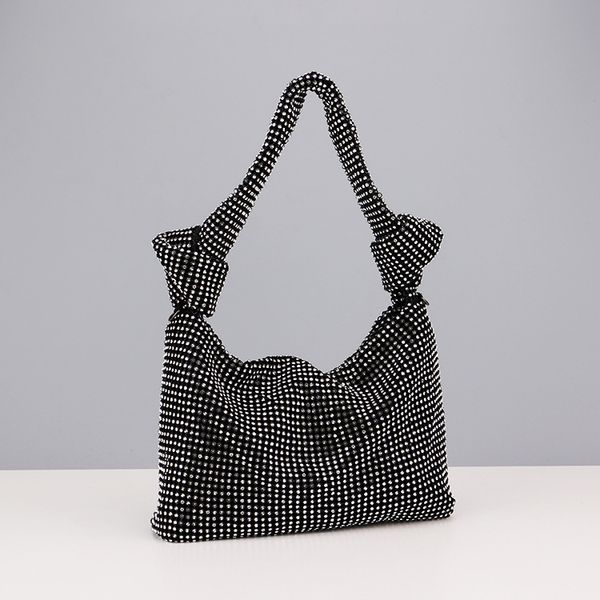 Nueva marca de bolsos de mensajero, bolso de mano con diamantes de imitación de estilo popular, bolso de cena, vestido de mujer, bolso versátil, bolsos de lujo para mujer, bolsos de noche para banquete