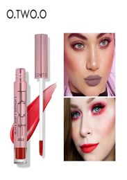Nieuw merk Otwoo Matte Liquid Lipstick Lip Paint Matte Lipstick Waterdichte langdurige lipgloss7481275