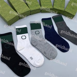 Chaussettes imprimées de nouvelle marque pour hommes, chaussettes décontractées de styliste, chaussettes en tricot de coton, Option multicolore