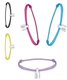 Nouvelle marque Femmes Lover Bangle Bracelet de chaîne de corde ajusté à la main Bracelet Pendre titane en acier inoxydable en titane pour cadeau avec LET5829133