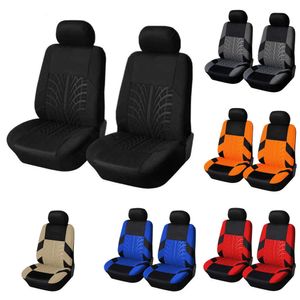 New Breathable Full Set Tyre Track Emed Auto Seat Covers Suit for Car Truck SUV Van Durable Polyester Material