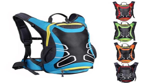 Nouveau sac à dos de moto respirant Sag de moto en nylon étanche Sac à dos de sécurité réflexive sac à bille