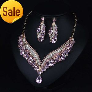 Nieuwe bruids kronen accessoires tiaras haar ketting oorbellen accessoires bruiloft sieraden goedkope prijs mode stijl bruid dro329