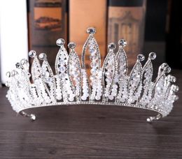 Nouvelle bridale Tiara exquise baroque hignestone couronne vintage couronne nuptiale européen accessoires de cheveux de bride 9401945