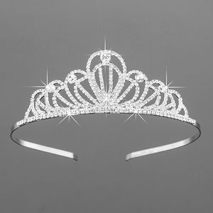 Meisjeskronen met Steentjes Bruiloft Sieraden Bruids Hoofden Verjaardag Partij Prestaties Pageant Crystal Tiaras Bruiloft Accessoires FK-002