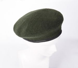 Béret de l'armée britannique, Type de chapeau d'officier en laine pour hommes et dames, béret de danse de marin, casquette doublée en cuir, Band5080547, nouvelle collection