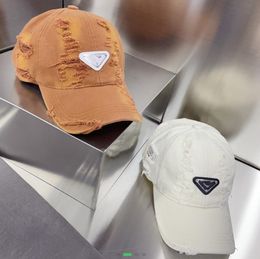 Nueva gorra de béisbol con etiqueta de triángulo invertido con letras vintage rotas, gorra informal de moda del mismo tono para hombres y mujeres
