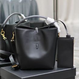 LE37New bolso de cubo, bolso de diseñador, bandolera de cuero brillante, bolso de mujer, bolso cruzado, Mini bolso de lujo de alta calidad