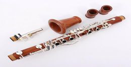 NUEVO Buffet Crampon Clarinet Modelo de nivel profesional Clarinete Rosewood BB Clarinete B Flat Case 2 barriles 17 claves5709682