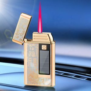 Nieuw zakelijk geschenk Creative Solar Metal opladen winddichte ontstekingssterkte lichter