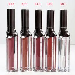 Nuevo BYREDO Lipgloss 4ml Liquid Lipstick Vinyl Rouge Levres Liquide lápiz labial Color duradero Retención de labios Maquillaje Beauty Lip Glaze 5 Color Flushed Fantome Thar Desert