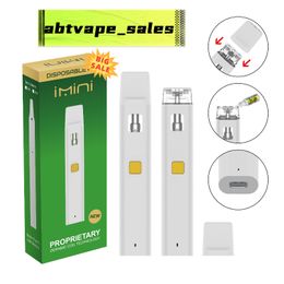 Nieuwe C15 Wegwerpvape Pen 1,0 ml 2,0 ml Lege Oil Vaporizer D8 D9 300mAh Preait USB -oplaadapparaat Keramische spoelpod Vaper OEM Groothandel Factory Direct