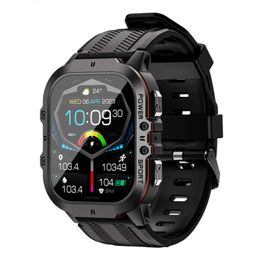 Nouvelle montre intelligente C26 Smart Watch de 1,96 pouce à grande définition à grande définition, 1TM APPEL BLUETOTH CALL SPORT