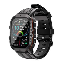 Nuevo C26 tres defensa Smart Watch 1.96 pulgadas Bluetooth Bluetooth Call Ejercicio Presión de frecuencia cardíaca Oxígeno en sangre