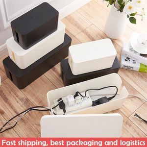 Nieuwe Kabel Opbergdoos Plastic Stekkerdoos Kabel Opslag Container Cord Hider Box Cord Organizer Storage Case Socket Box voor Thuis Y2159