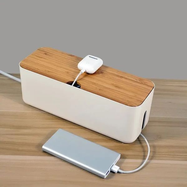 Nouveau boîtier de stockage de câble Power Bread Case Anti Dust Charger Pobite Organisateur de l'organisateur Ligne de stockage de la ligne de stockage CHARGER CHARGER GESTION