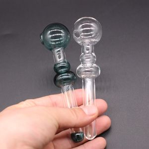 Nueva Calabash Glass Pipe 5 pulgadas Pyrex Oil Burner Pipe Colorful Smoking Pipes Ventas al por mayor de alta calidad